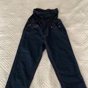 Maternity jean capris
